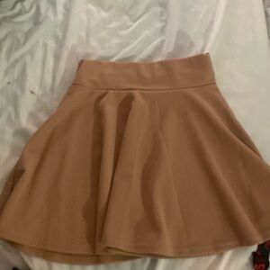 Khaki colored skirt size extra small